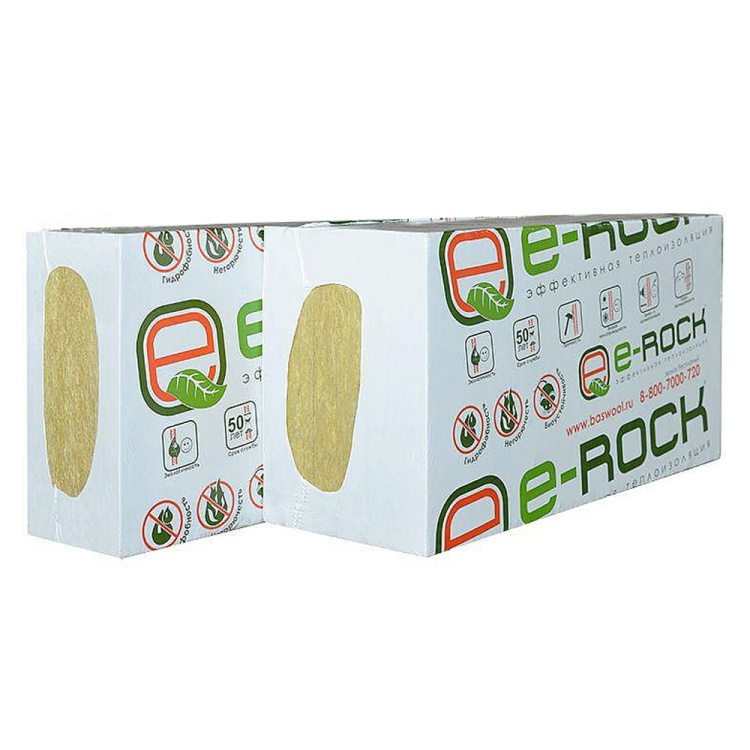 Утеплитель BASWOOL ECOROCK-90 1200х600х50 мм, 6 шт. уп