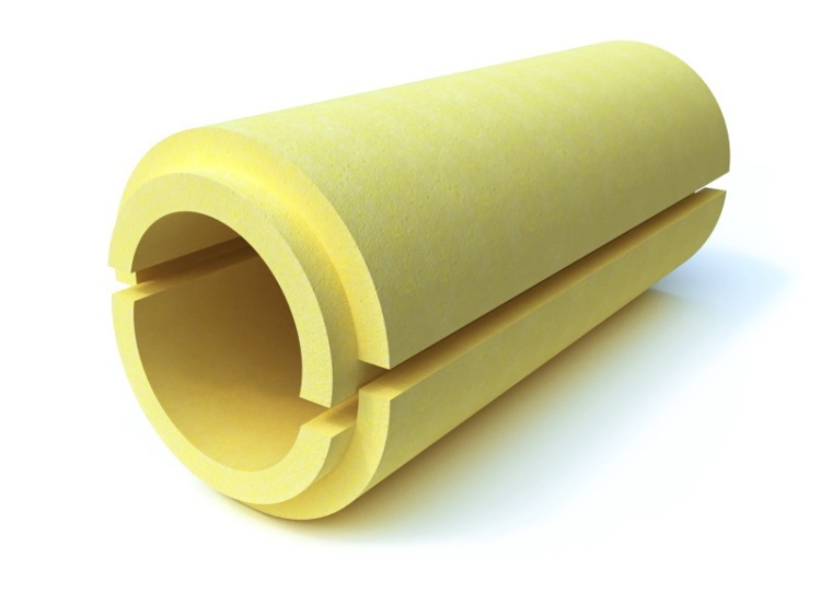 Скорлупа  для теплоизоляции труб ППУ С 1000х53х50 мм