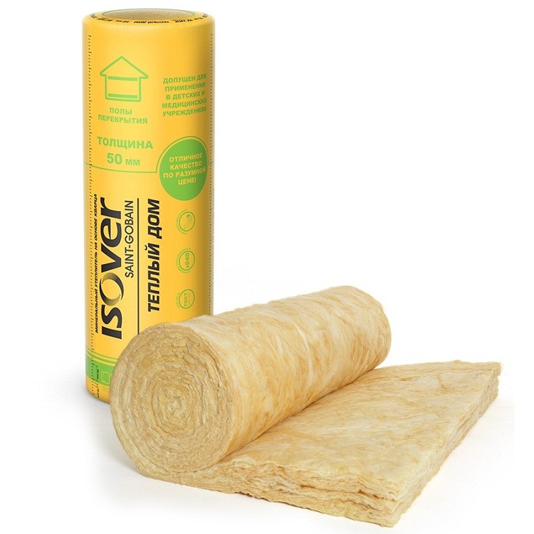Утеплитель Изовер Теплый Дом 50х610х8200 мм, 2 шт. уп.