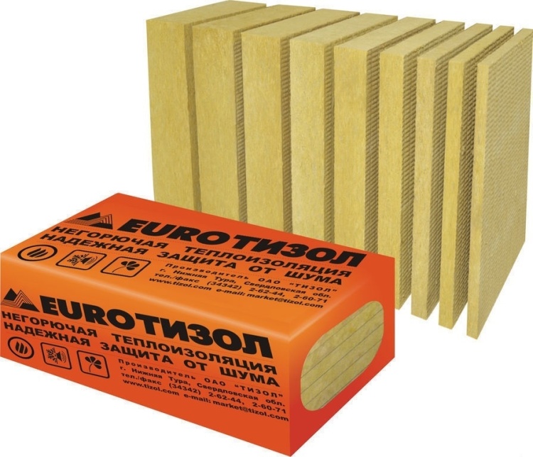 Утеплитель Тизол Евро-Руф 100 Н 1000х600х100 мм, 3 шт. уп